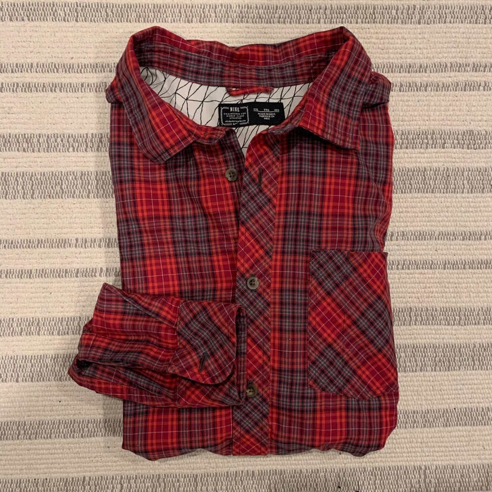 Nike long sleeve button down